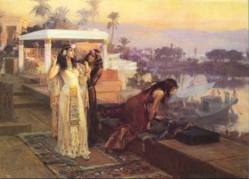 費德裡科 亞瑟 佈裡奇曼 Cleopatra on the Terraces of Philae 費德裡科 亞瑟 佈裡奇曼 Cleopatra on the Terraces of Philae